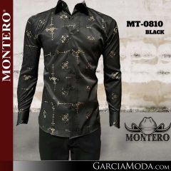 Camisa Vaquera Montero Western 0810-Black