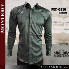Camisa Vaquera Montero Western 0810-Green