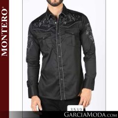 Camisa Vaquera Montero Western 3539-Black