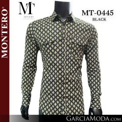 Camisa Vaquera Montero Western MT-0445-Black