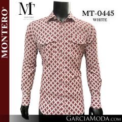 Camisa Vaquera Montero Western MT-0445-White