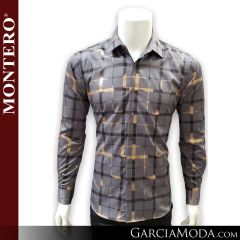 Camisa Vaquera Montero Western MT-0808_Grey