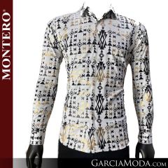 Camisa Vaquera Montero Western MT0807-White