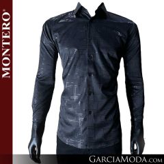 Camisa Vaquera Montero Western MT0813-Black