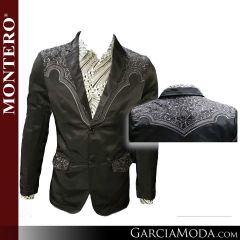 Saco Montero Western MT2179-Black_Characoal