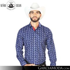 Camisa Vaquera El Senor De Los Cielos Western 126261-Blue