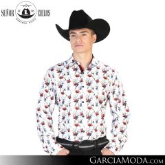 Camisa Vaquera El Senor De Los Cielos Western 126271-White