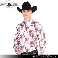Camisa Vaquera El Senor De Los Cielos Western 126275-White