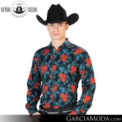 Camisa Vaquera El Senor De Los Cielos Western 126276-Black