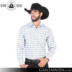 Camisa Vaquera El Senor De Los Cielos Western 42540-Grey-Blue
