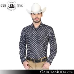 Camisa Vaquera El Senor De Los Cielos Western 43033-Black