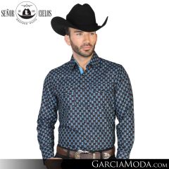 Camisa Vaquera El Senor De Los Cielos Western 43034-Black