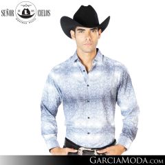 Camisa Vaquera El Senor De Los Cielos Western 43562-Grey