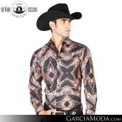 Camisa Vaquera El Senor De Los Cielos Western 43564-Black