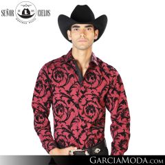 Camisa Vaquera El Senor De Los Cielos Western 43585-Dark-Wine