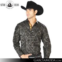 Camisa Vaquera El Senor De Los Cielos Western 43600-Black