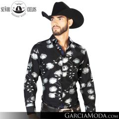 Camisa Vaquera El Senor De Los Cielos Western 43777-Black