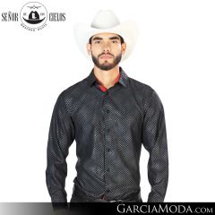 Camisa Vaquera El Senor De Los Cielos Western 43781-Black