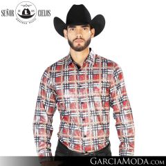 Camisa Vaquera El Senor De Los Cielos Western 43816-Red-Checker