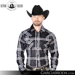 Camisa Vaquera El Senor De Los Cielos Western 43927-Black