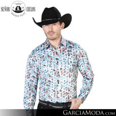 Camisa Vaquera El Senor De Los Cielos Western 43933-Multicolor