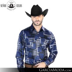 Camisa Vaquera El Senor De Los Cielos Western 44065-Black