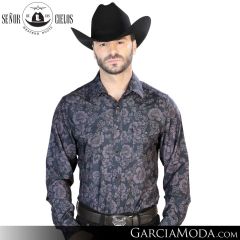 Camisa Vaquera El Senor De Los Cielos Western 44100-Black