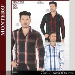 Camisa Vaquera Montero Western 0429-Negro-0430-Negro-Blanco