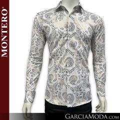 Camisa Vaquera Montero Western 0793-Blanco