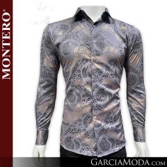 Camisa Vaquera Montero Western 0793-Gris