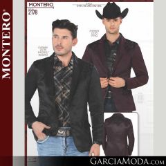 Saco Montero Western 2178-Vino-Negro