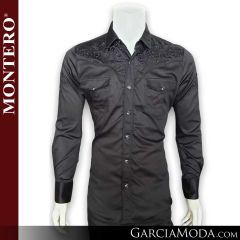 Camisa Vaquera Montero Western 3536-Black