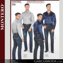 Pantalon Montero Western 2306-Medium_Blue-DK_Blue