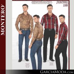 Pantalon Montero Western 2308-Medium_Blue-Negro