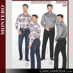 Pantalon Montero Western 4562-Medium_Blue-Negro