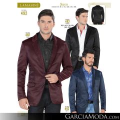 Saco Lamasini Western 492-Negro-Vino