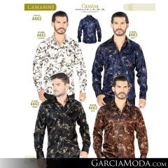 Camisa Vaquera Lamasini 4443-Blanco-Navy-Negra-Cafe