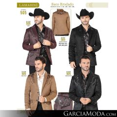 Saco Lamasini Western 505-Vino-Negro_Negro-Mostaza-Negro_Gris