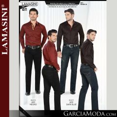 Pantalon Lamasini Western 6511-Negro-Dark_Blue