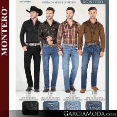 Pantalon Montero Western 4555-Negro-2501-Azul-4557-Azul_Claro-4558-Azul