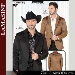 Saco Lamasini Western 505-Mostaza-Black_Black