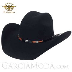 Texana 23075  El General Western 50X  LANA NEGRO TORO