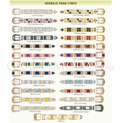 Herrajes para cintos variedad Jrboots western Belts 186