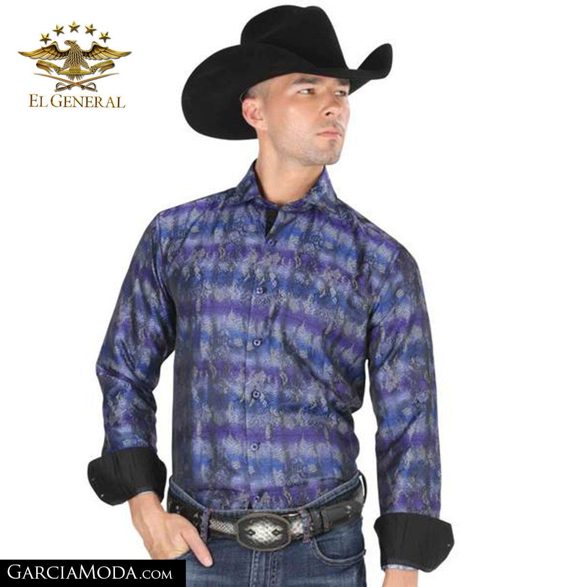 Camisa El General Western Western GarciaModa.com -