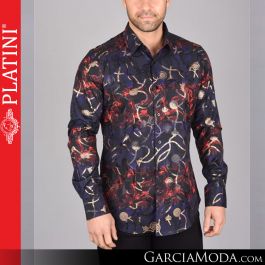 Camisa Platini Luxury Collection FPL7073 Western Wear, GarciaModa.com